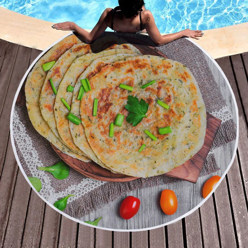 Буррито круглые одеяла мексиканское блинное спальное одеяло флис Tortilla de Harina