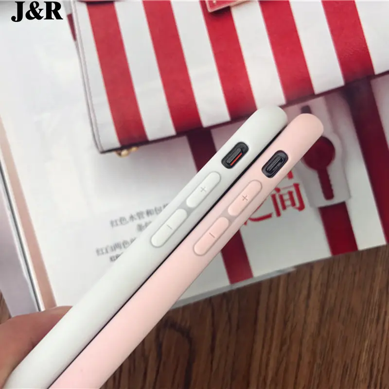 J &amp R милый чехол для телефона s iPhone 6 6s Чехол 7 8 Plus X Be Love Модный мягкий силиконовый