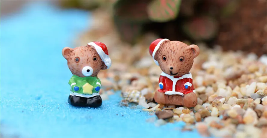 2018 классический полимерный Рождественский медведь и Рождественская