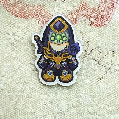 FFFPIN игровая одежда значок геймер Teemo Garen милый нагрудник булавка брошь для сбора монет домашний Автомобиль рюкзак игра украшение - Цвет: Model J