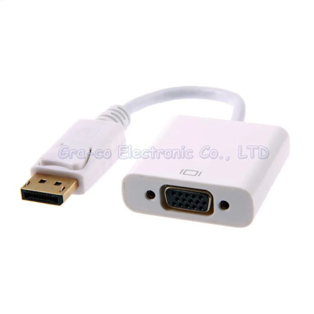 Адаптер DisplayPort VGA DP HD кабель 20 см папа мама|displayport to vga|displayport todisplayport vga adapter |
