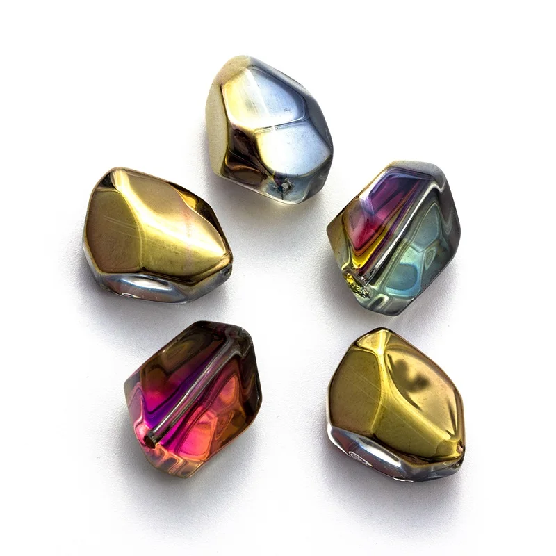 04 MEIBEADS, 20 шт./лот, 12*16 мм, цветные хрустальные бусины неправильной формы, для аксессуаров, браслетов, сделай сам, для изготовления ювелирных изделий EY6072 - Цвет: 04