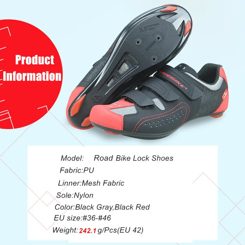 SIDEBIKE/ультралегкий замок; обувь для шоссейного велосипеда с дышащей нейлоновой подошвой; обувь для велоспорта из искусственной кожи; спортивные кроссовки для мужчин и женщин