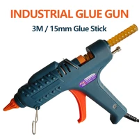 15mm hot melt glue gun 200w 300w 3m industrial hot glue gun professional high power use 15mm glue stick