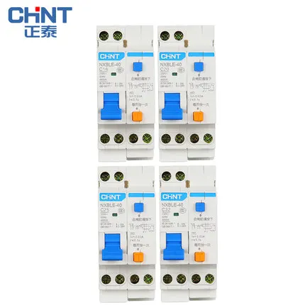 CHINT NXBLE-40 1P + N DPNL RCBO 6A 10A 16A 20A 25A 32A 40A 230V 50/Автоматические выключатели утечки DZ267LE |