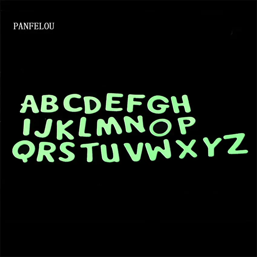 PANFELOU металлическое ремесло Английский алфавит высекальные штампы для