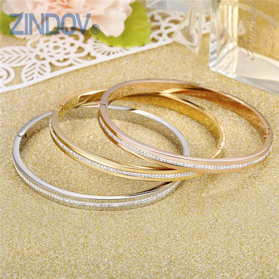 Новые популярные модные ювелирные изделия женские браслеты из нержавеющей стали