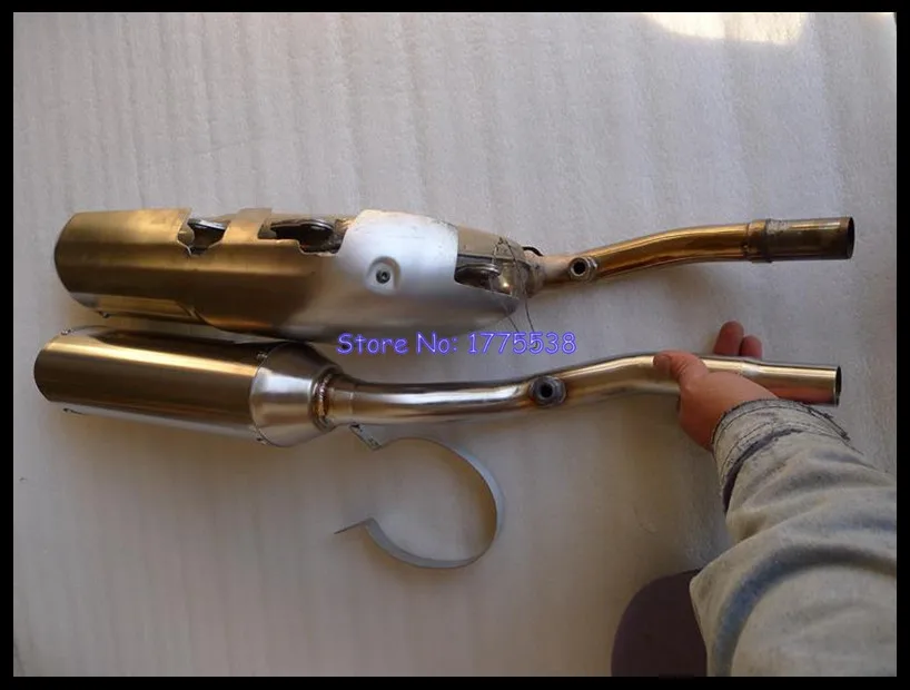 Глушитель KLX250 01 09 10 16 для внедорожников и мотоциклов 1 шт.|motorcycle exhaust pipe|motorcycle pipe