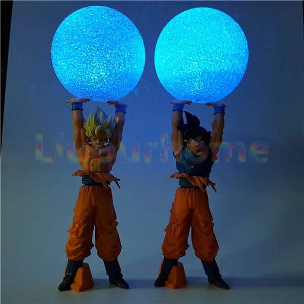 Son Goku Spirit Bomb DIY светодиодный ночник s Lamp Anime DBZ светильник льник Рождественский