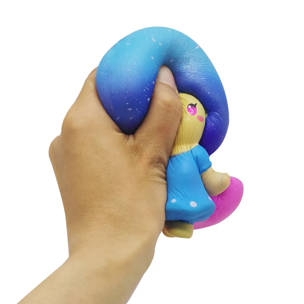 Милые мягкие игрушки для снятия стресса подарок со сказочным цветком Kawaii jumbo