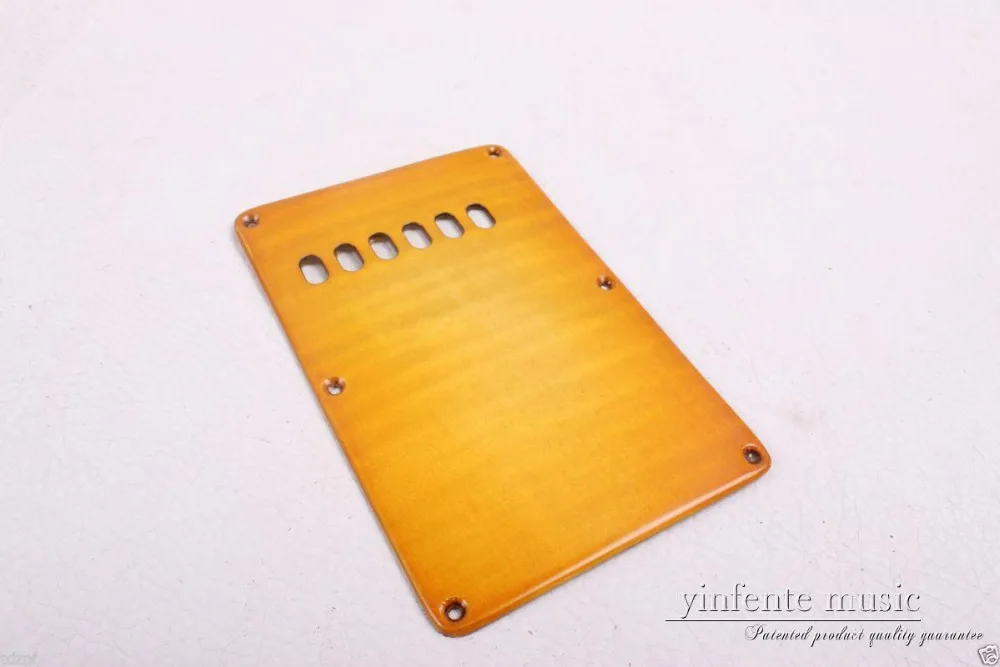 1 шт. накладка на заднюю панель электрической гитары древесина клена ручная