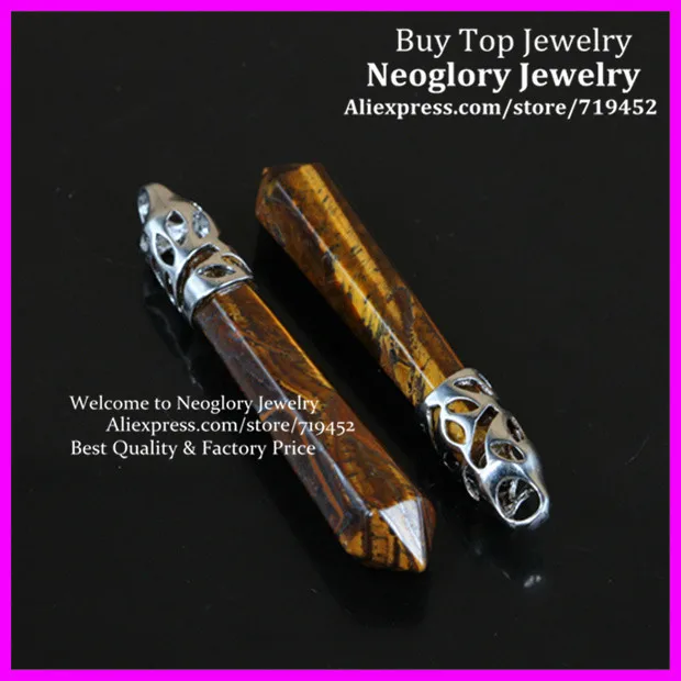 10 шт. натуральный тигровый глаз драгоценный камень кварц длинные палочка