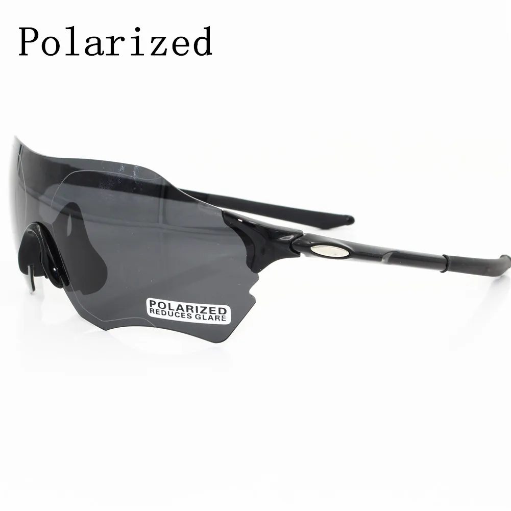 5 polarized lens Evzero полноцветные линзы поляризованные TR90 спортивные очки мужские MTB горная дорога велосипедные очки солнцезащитные очки для бега рыбалки - Цвет: 5 polarized lens