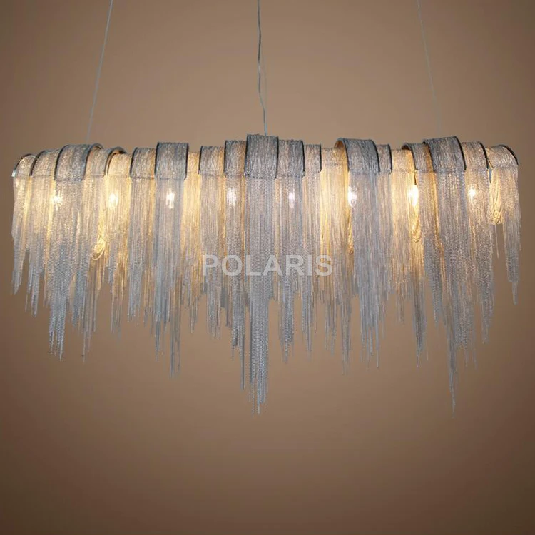 Современная винтажная алюминиевая люстра роскошный подвесной светильник с