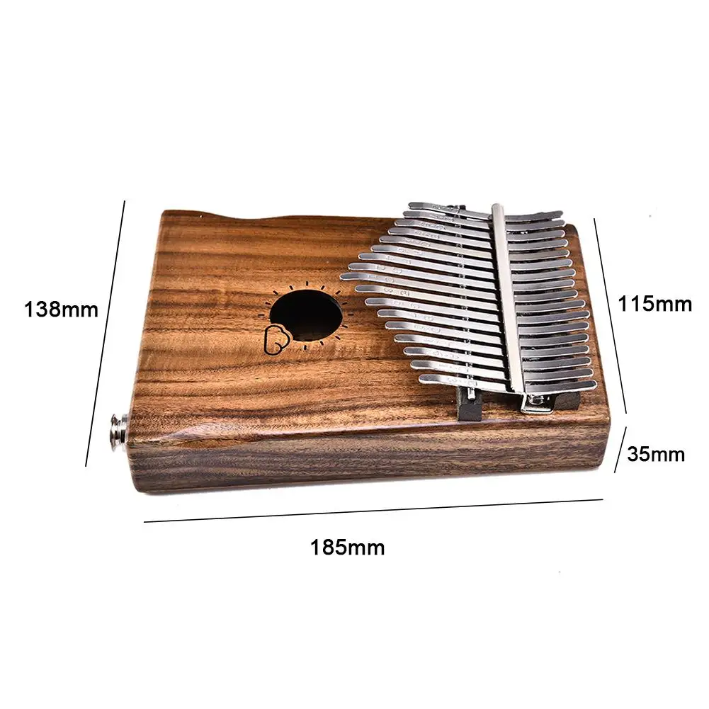 Новинка 17 клавиш палец калимба Mbira Sanza большой пианино карманный размер для