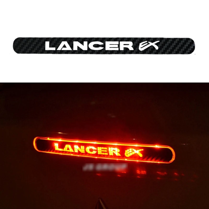 Наклейка на стоп сигнал из углеродного волокна для Mitsubishi Lancer Ex 9 10 автомобильные