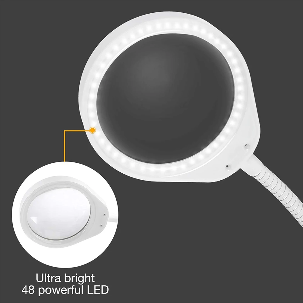LED увеличительное стекло для дизайна ногтей настольная лампа красоты |