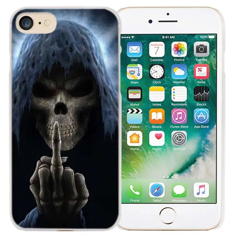 01 Чехол для iPhone XS Max XR X 10 7S 8 6 6S Plus 6+ 7+ 5S SE 5 4S 4 5 жесткий прозрачный чехол - Цвет: 01