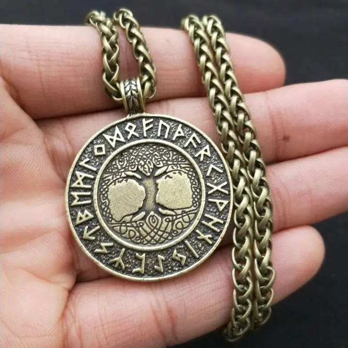 1 шт. Подарочные ювелирные изделия древо жизни ожерелье скандинавский Викинг
