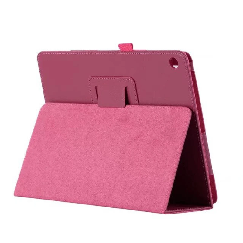 

Litchi PU Leather Case Cover with Stand for Huawei Honor WaterPlay 10 HDN-L09 HDN-W09 10.1 inch + PET Clear Screen Protector