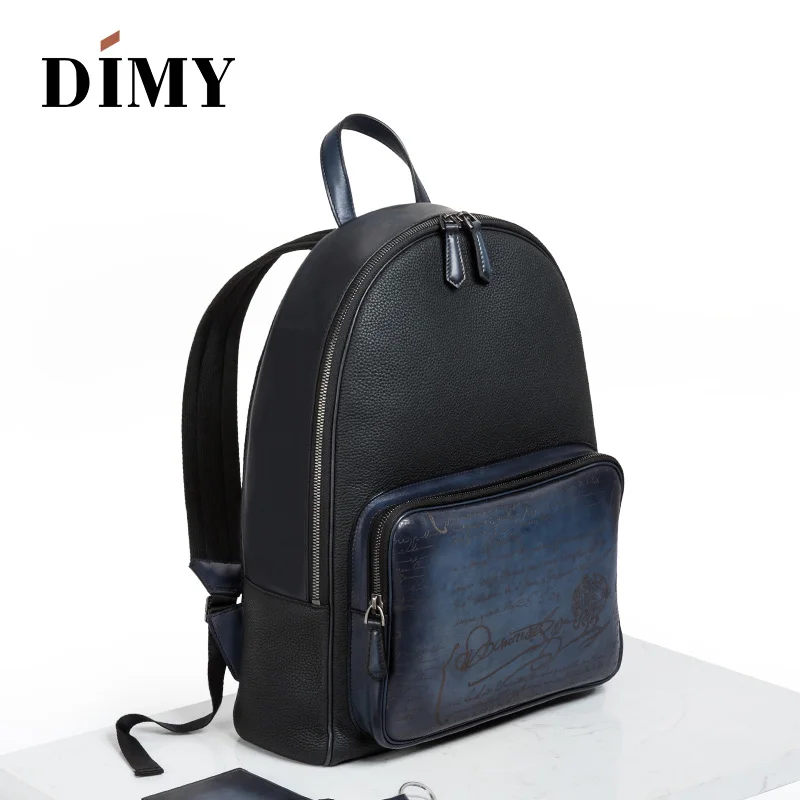 DIMY 2018 новые модные мужские рюкзаки ручной работы однотонные Школьные Сумки из