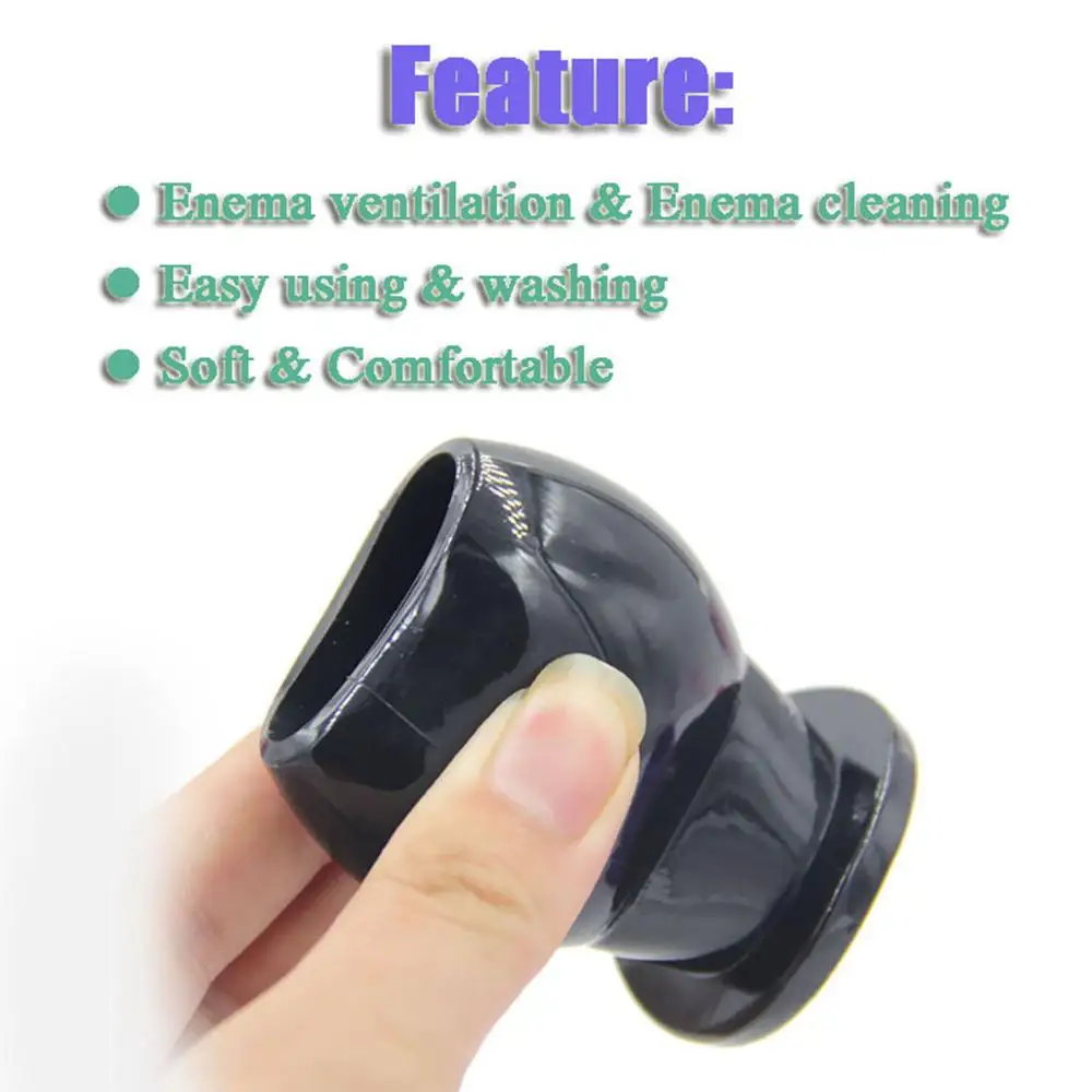 2019 New product Hollow Silicone Anal Plug Prostate Massage Butt Enema Beads Sex Toys Free Shipping #4N |