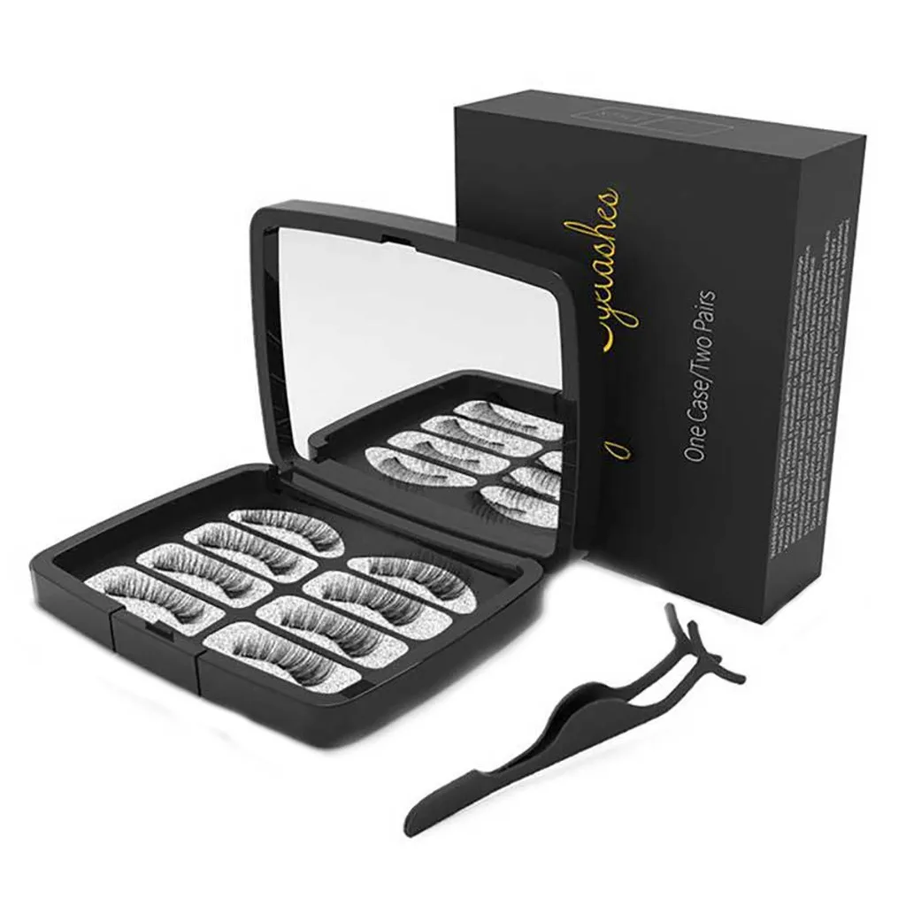 3D многоразовые магнитные накладные ресницы натуральные ресницы|Накладные