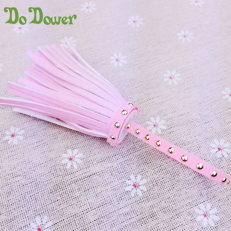 10 шт./лот бархатные заклепки с кисточкой Автомобильный Брелок-держатель цепочка