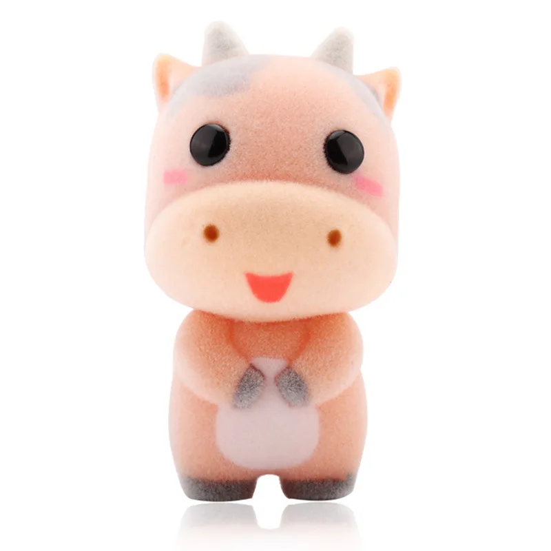 Миниатюрные фигурки животных Китайский Зодиак кукла с ворсом игрушки для