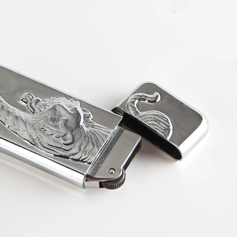 Новые стильные газовые зажигалки с бутаном дешевые тонкие тисненые