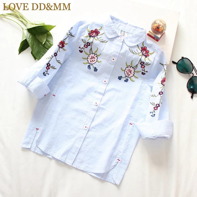 Рубашки для девочек LOVE DD &amp MM Весенняя новая детская одежда 2020 рубашка с длинными