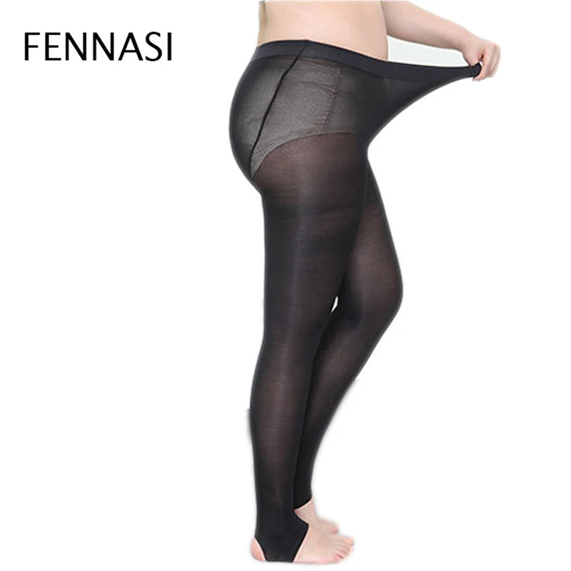 Женские большие колготки FENNASI прозрачные длинные на весну и лето