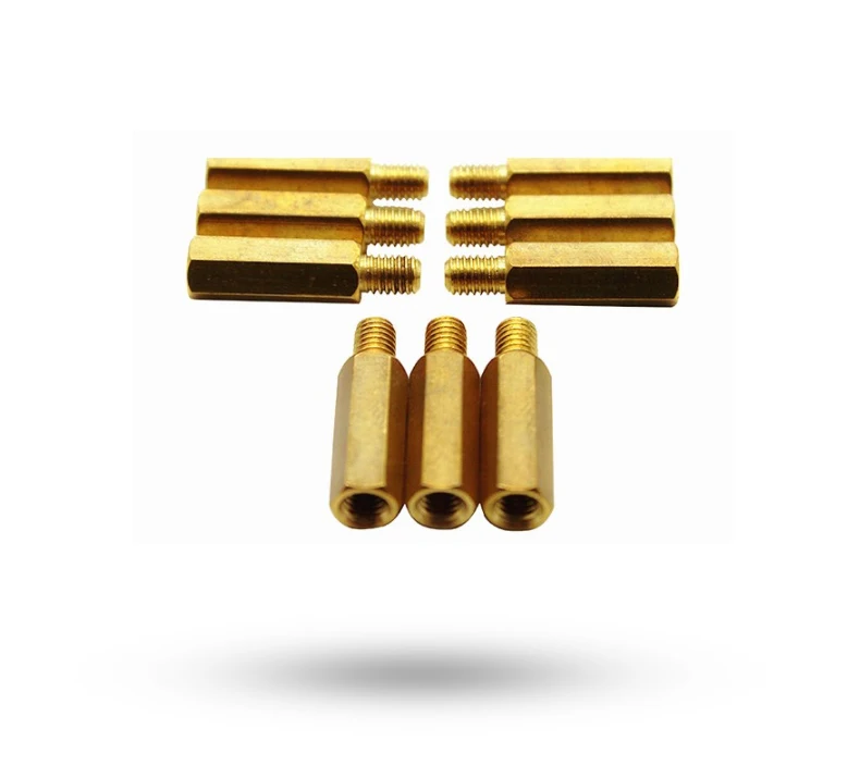 50 шт. латунные винты с шестигранной головкой M2.5/M3/M4 * L + 6 мм M5/M6 7/8 мм|Винты| |