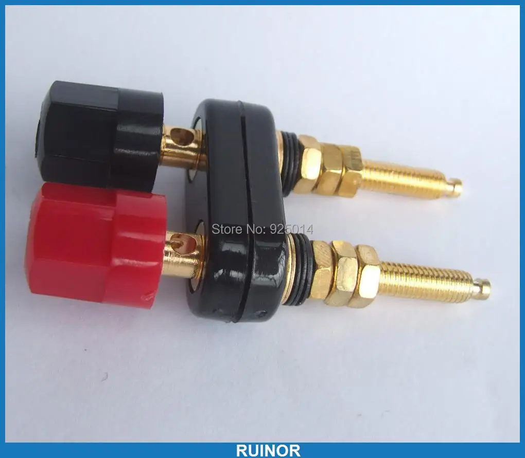 Позолоченные клеммы для штепсельной вилки типа банан 2 шт. | Обустройство дома