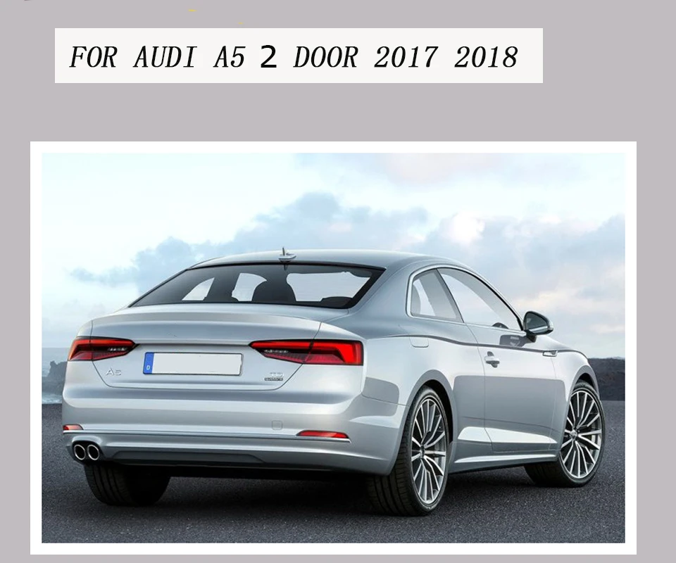 Спойлер из углеволокна загрузки утка губы крыло для Audi a5 s5 coupe 2 двери не подходит для 4 дверей