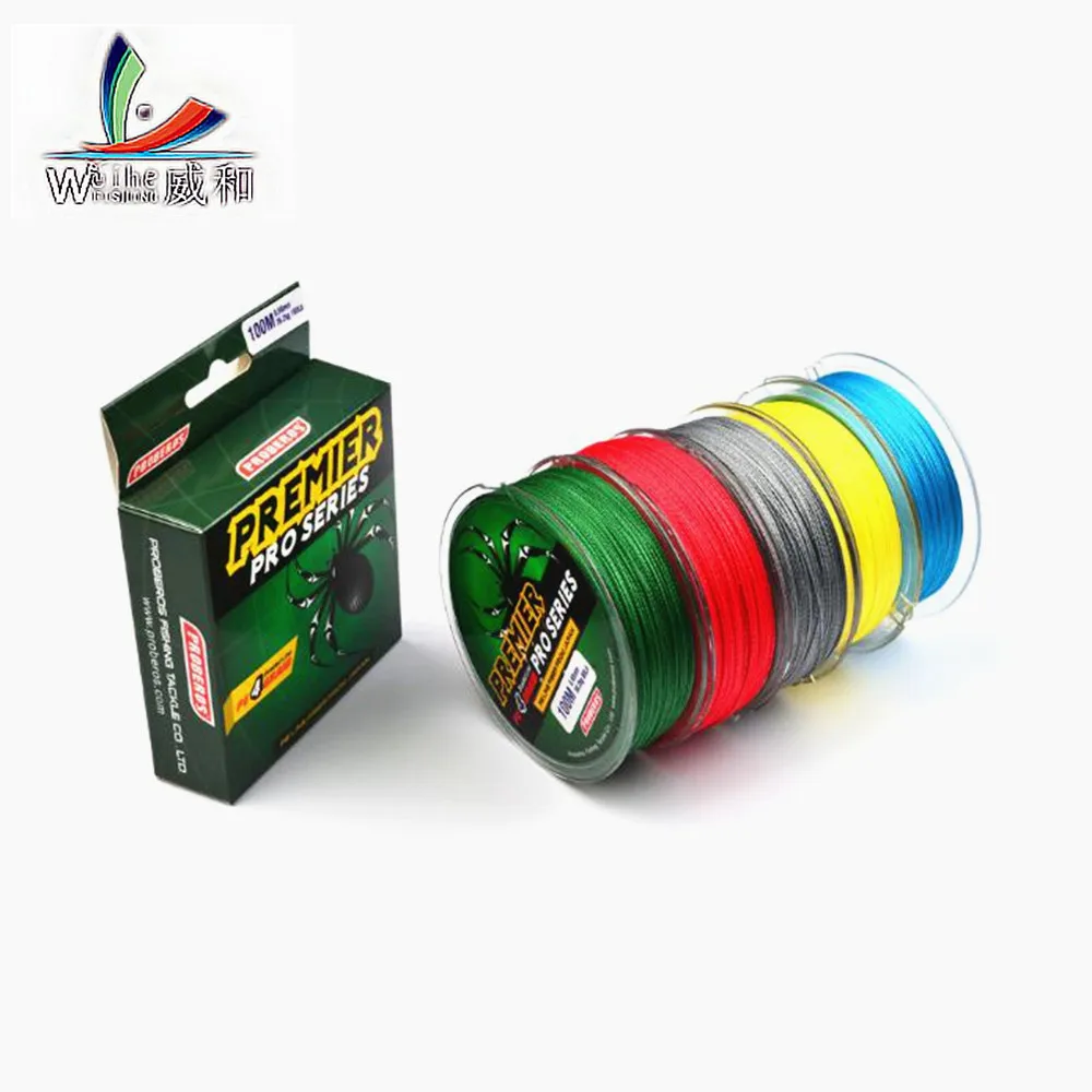 5 шт. 100 м твердая плетеная леска для ловли лошадей Спиннер цветов полиэтиленовая 0