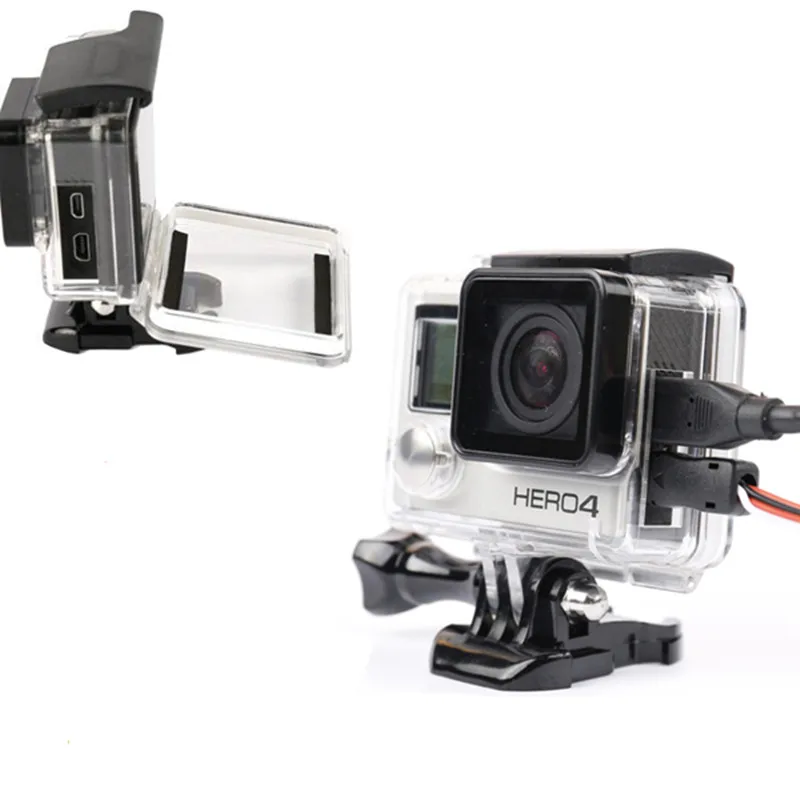 Защитный чехол со скелетом для Gopro hero 4 3 + аксессуары камеры защитный с боковым