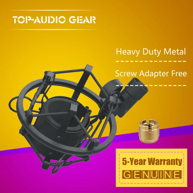 Metal Construction Spider Microphone Shockproof Shock Mount Stand Suspension Mic Holder For MXL 440 V87 V67i Tube V69M Mike | Электроника