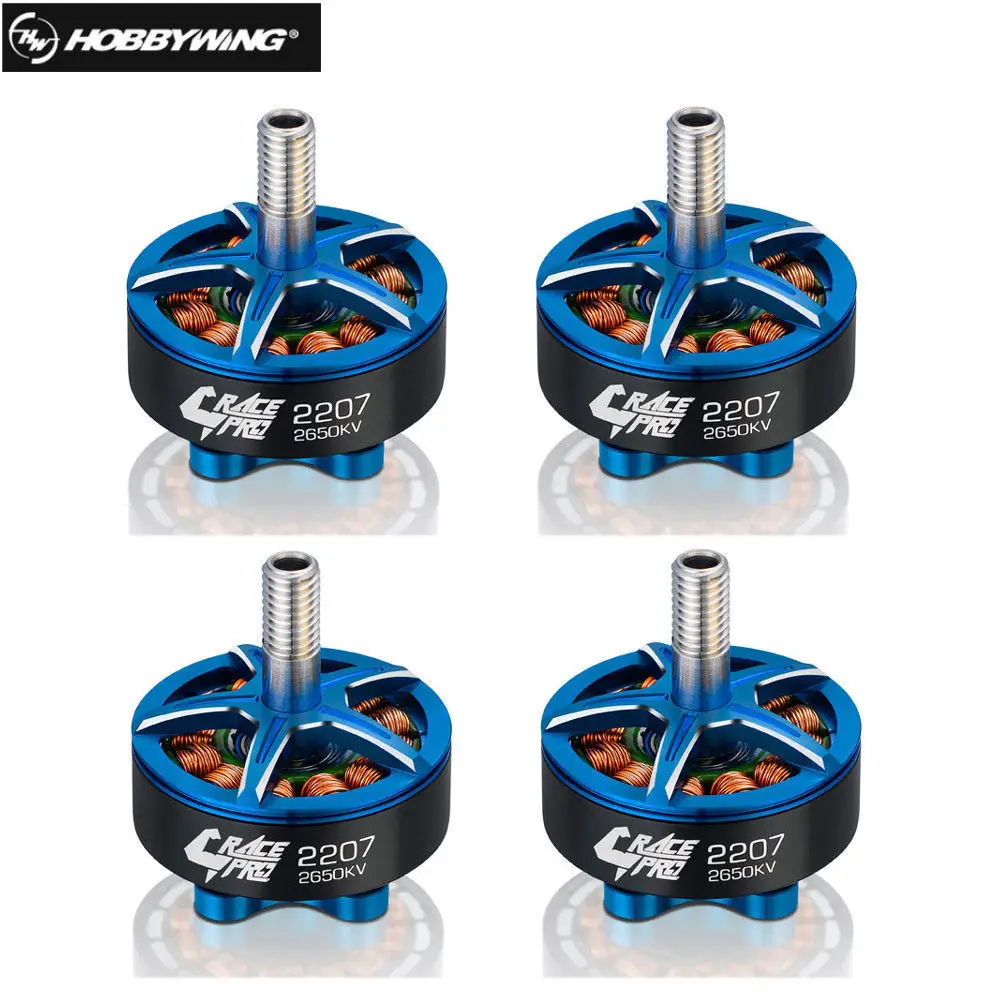 4 шт. Hobbywing XRotor Race Pro 2207 2650KV 2450KV 1750KV для FPV RC Racing Drone|Детали и аксессуары| |
