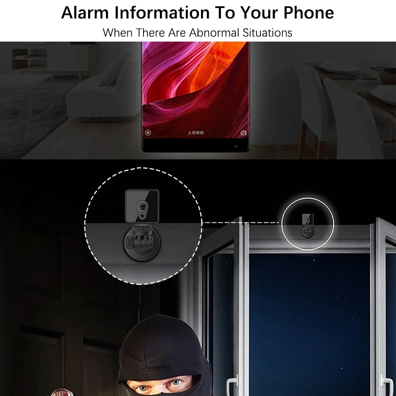 Wi-Fi мини Камера camsoy Cookycam HD IP P2P ИК Ночное видение Обнаружение движения удаленный