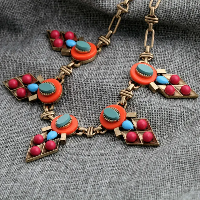 Оптовая цена винтажное ожерелье из искусственного перламутра и шимми золотого