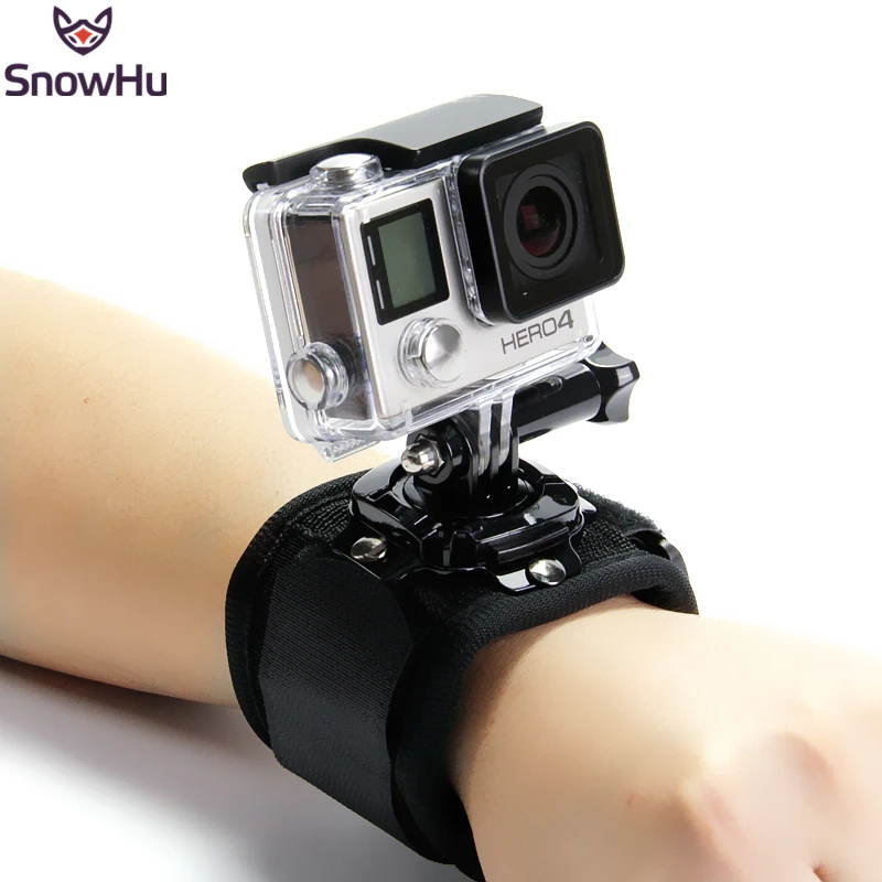 Snowhu 360 градусов вращения браслет наручные для Группы ремешок крепление GoPro Hero 6 5 4 3