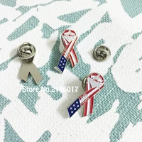 50pcs custom pins us flag faith hope charity masonic lapel pin enamel brooch freemason cancer awareness ribbon badge