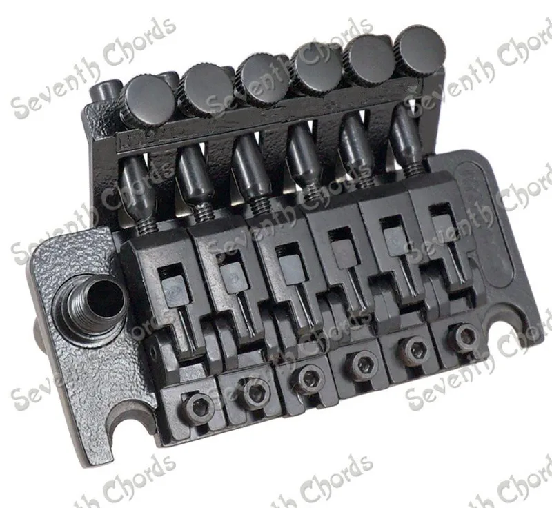 Комплект Черного моста Tremolo двойная блокировка гитарный мост Systyem аксессуары для