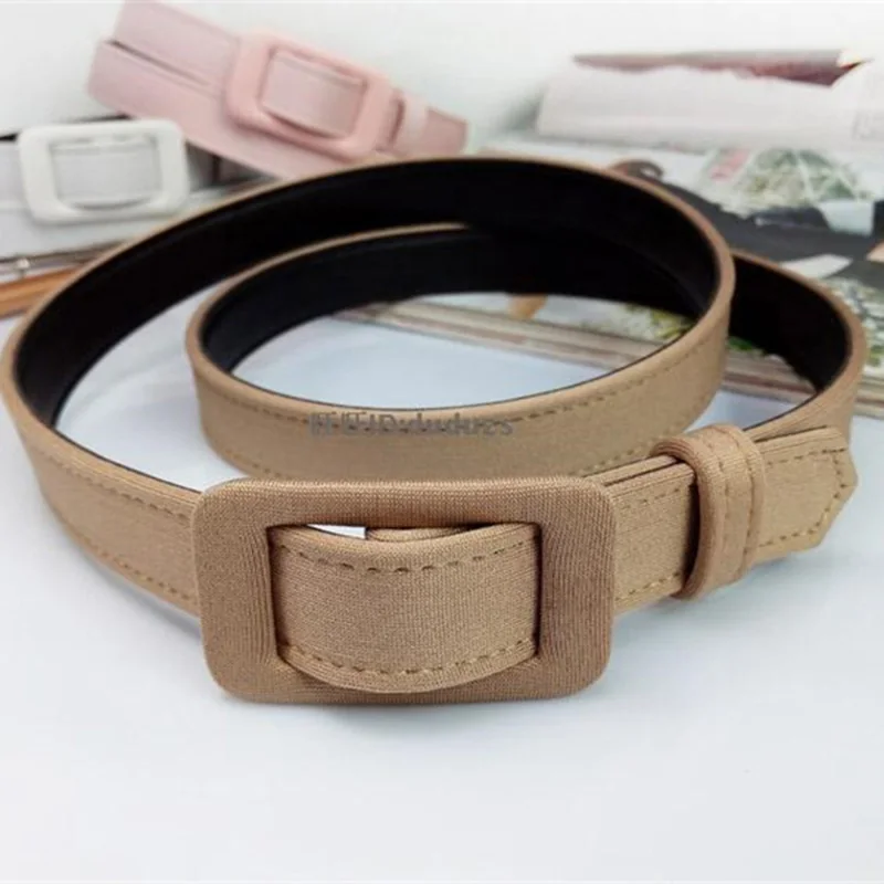 

Fashion Ladies Waist Belt Fabric Solid Multi Colors 102x2cm Waistband Dress Shirt Belts Summer New 200-405