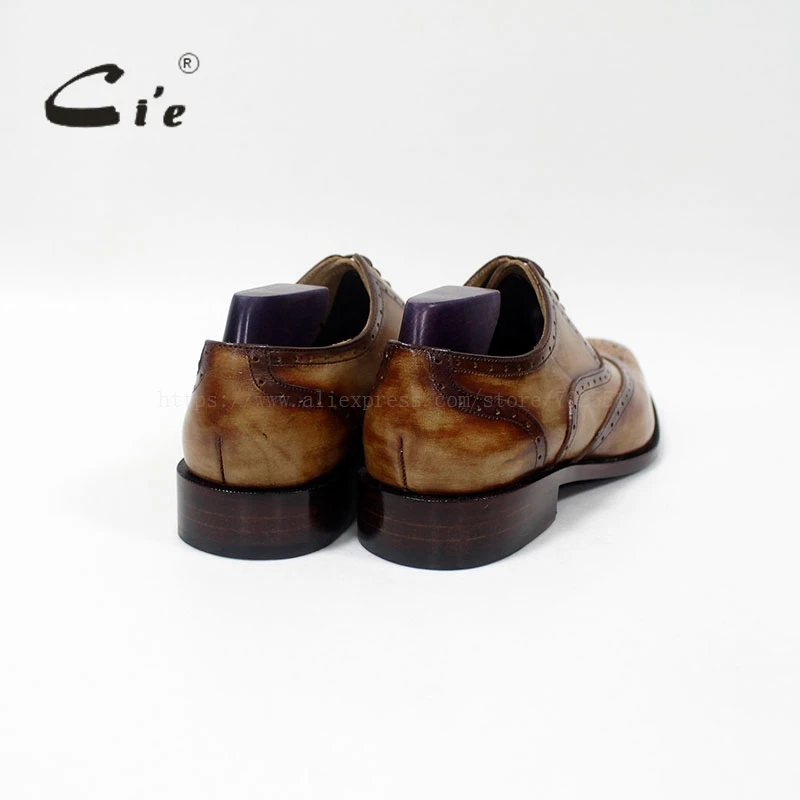 Броги cie из 100% натуральной телячьей кожи с квадратным носком дышащие кожаные