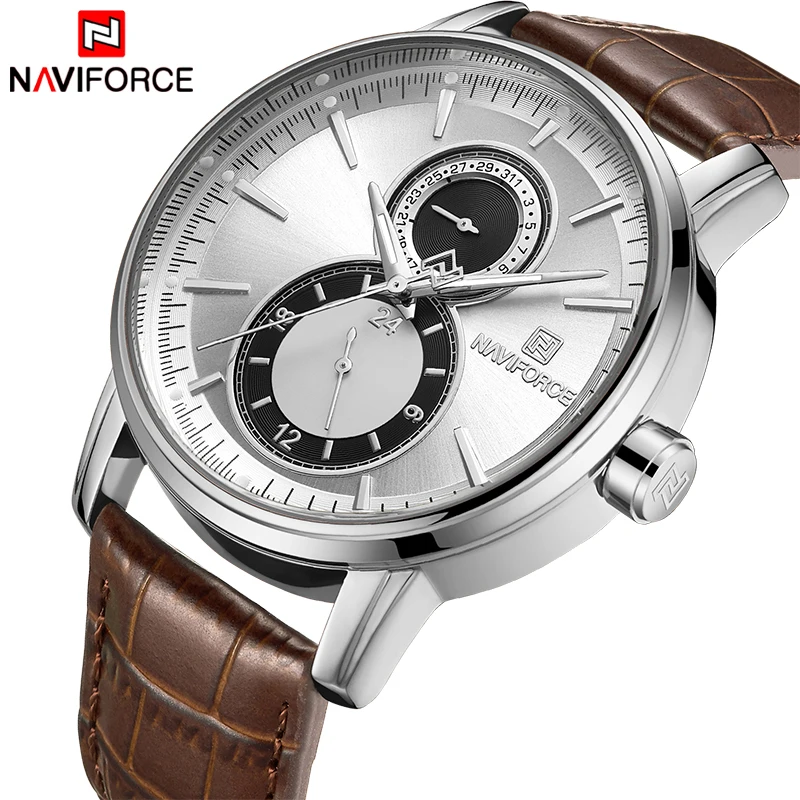 Новинка 2018 года для мужчин часы naviforce лучший бренд класса люкс s кварцевые Дата
