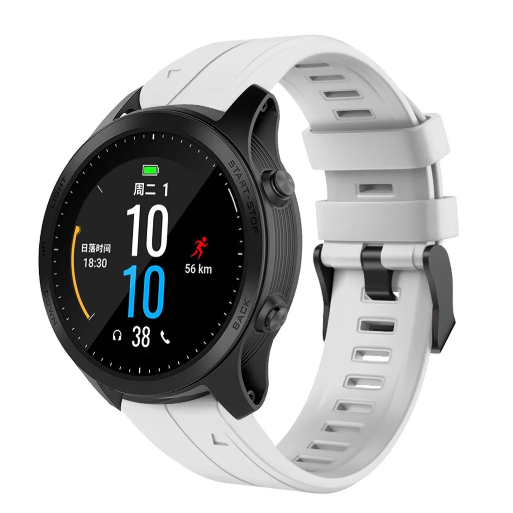 Силиконовый ремешок на запястье для мужчин, Т-образный ремешок для Garmin Forerunner 945, Смарт-часы, спортивные роскошные часы, браслет для женщин и мужчин 19Jun21