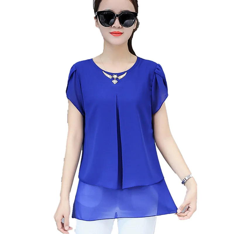 2019 Новая блузка рубашка Летний стиль Для женщин блузки разноцветный