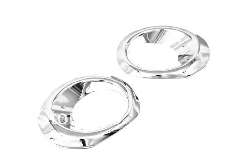 Автомобильный Стайлинг Хромированная передняя противотуманная фара крышка для